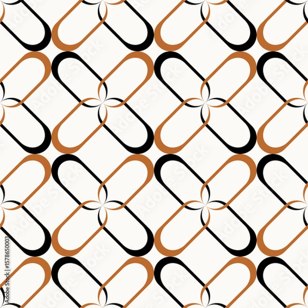 Fototapeta Seamless abstract geometric pattern. Vector Illustration.
