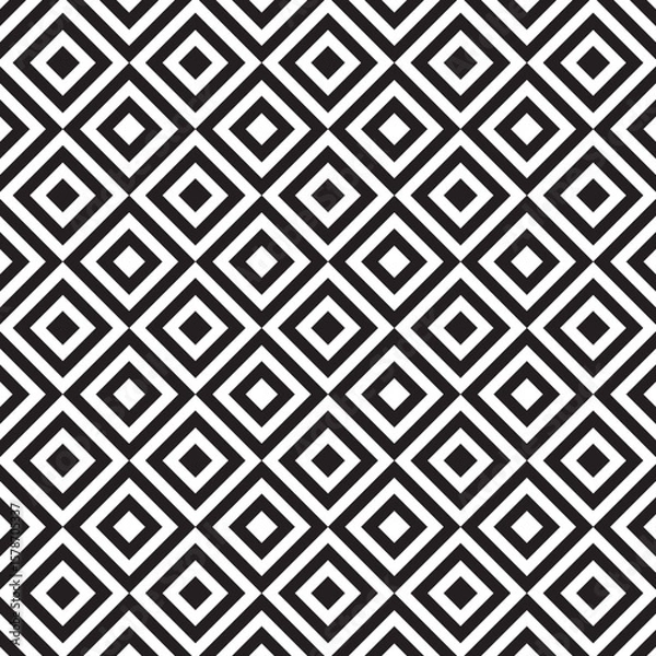 Fototapeta Geometric Diamond Seamless Pattern
