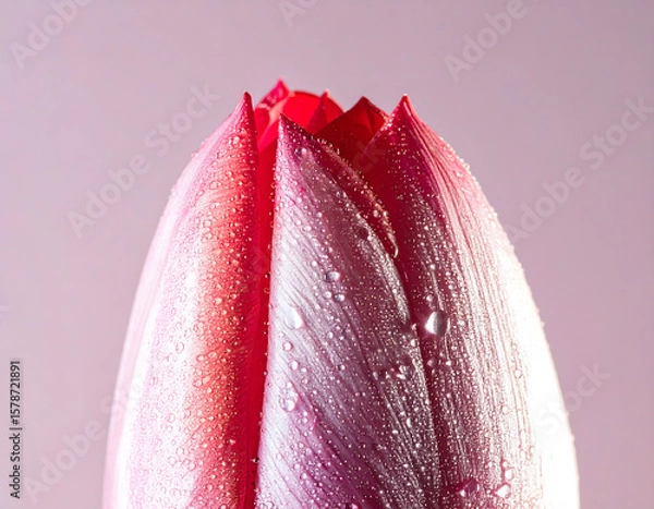 Fototapeta An ultra-detailed extreme close-up of a rose with surrounding flowers, captured in soft light. A cinematic and emotional scene perfect for visual storytelling, branding, and artistic use.