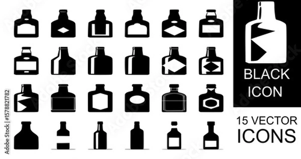 Fototapeta bottle and glass