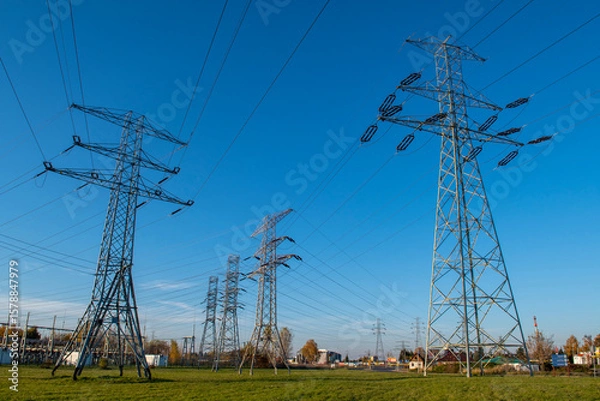 Obraz Energy Infrastructure and Power Grid