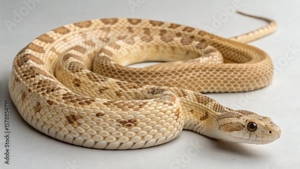 Fototapeta Gopher Snake on studio background