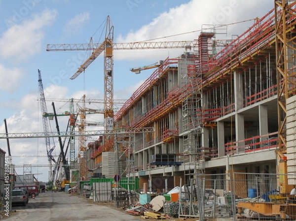 Obraz Baustellenkran