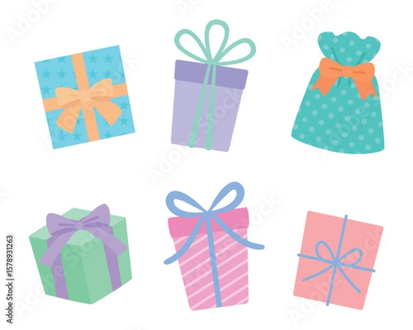 Obraz プレゼントイラストセット