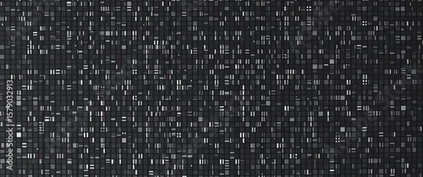Obraz Subtle grayscale pixel pattern, textured digital background,  pixel art,  background
