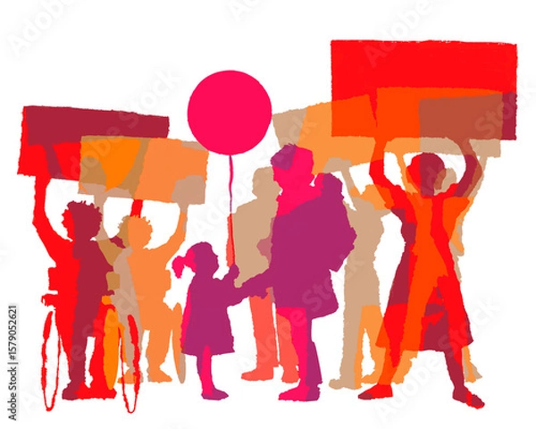 Fototapeta Peaceful Protest