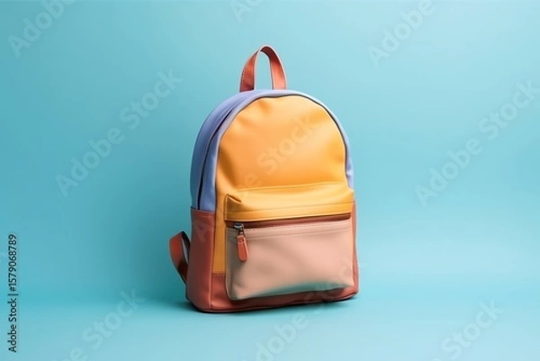 Fototapeta cool backpack for going to school with a variety of cute colors