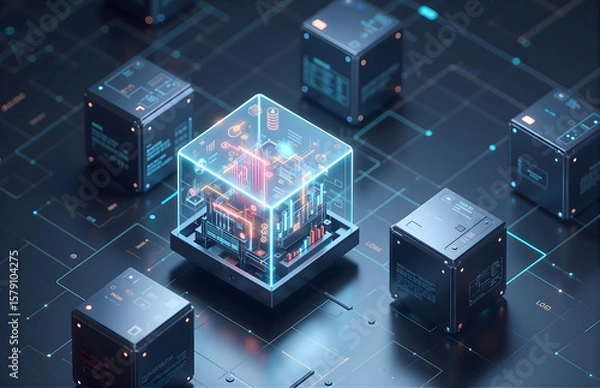 Obraz Tech - Sense Cube Data Center