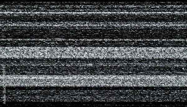 Fototapeta Static TV Noise