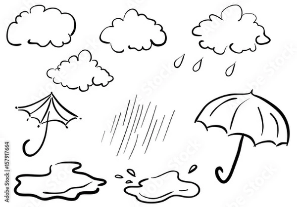 Fototapeta Weather-rain