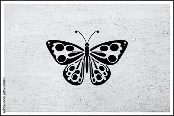 Fototapeta Minimalist Butterfly Design,
Wings of Balance,
Symmetry in Motion,
Abstract Butterfly Ink
