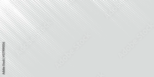 Obraz halftone on white background. Vector dots glitter or halftone glitter pattern texture Pop Art