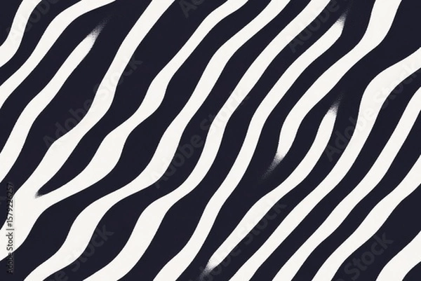 Obraz Bold angular zigzag seamless pattern for modern design projects