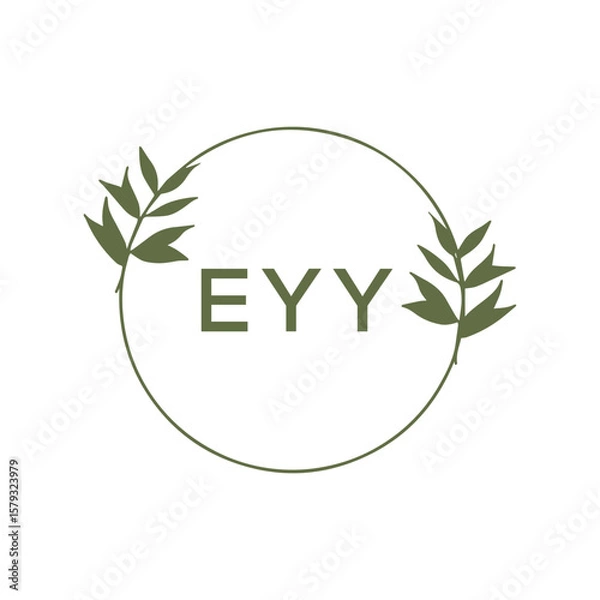 Obraz EYY Letter Initial Logo Design Template Vector Illustration
