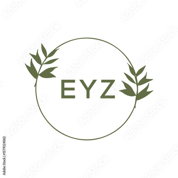 Obraz EYZ Letter Initial Logo Design Template Vector Illustration