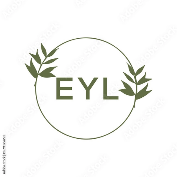 Obraz EYL Letter Initial Logo Design Template Vector Illustration