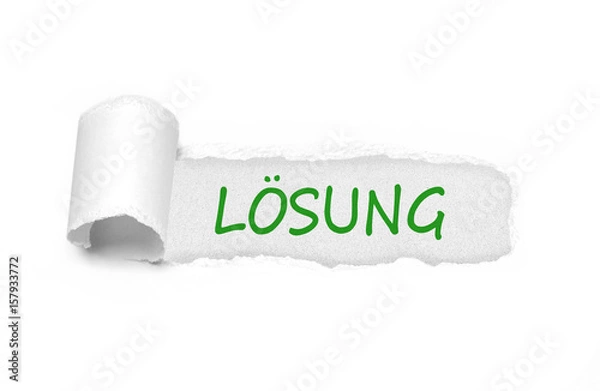 Obraz Lösung - Konzept