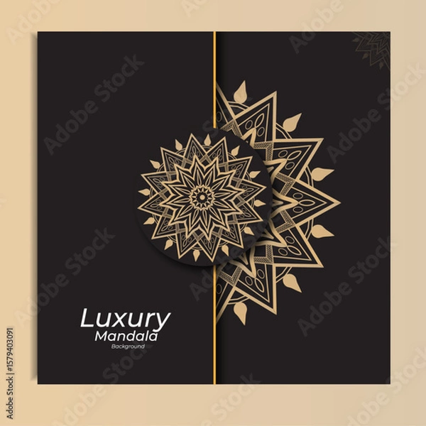 Obraz Intricate Mandala Vector Design – Decorative Boho Floral Pattern for Art, Tattoo, or Home Decor	Category
