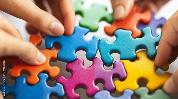 Fototapeta Teams that communicate openly solve problems faster.