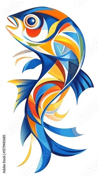 Fototapeta 彩鱗の躍動