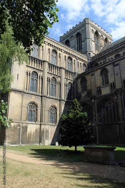 Obraz Peterborough Cathedral from the north west.