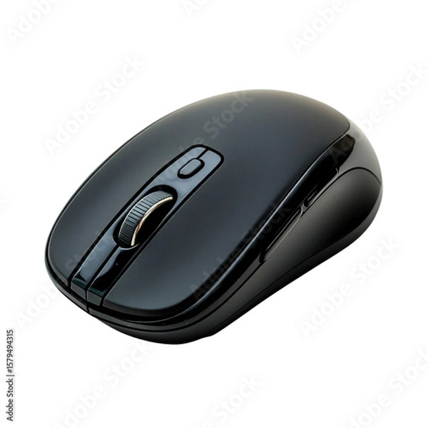 Fototapeta Wireless mouse, ready for use [Transparent Background PNG].