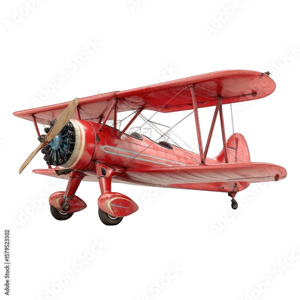 Obraz Vintage Red Biplane