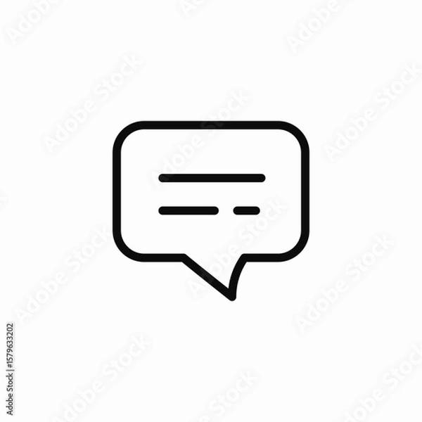Fototapeta message idea icon sign vector