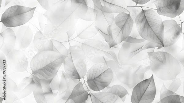Fototapeta Abstract 3D White Paper Cut Layered Waves Background with Modern Minimal Design for Elegant Texture, Creative Art, and Contemporary Wallpaper