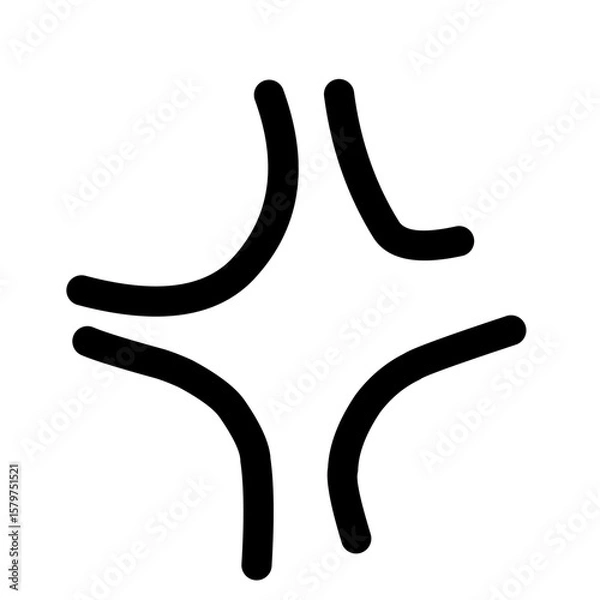 Fototapeta vector illustration of a paint splash