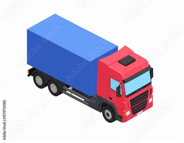 Fototapeta アイソメトリック　トラック