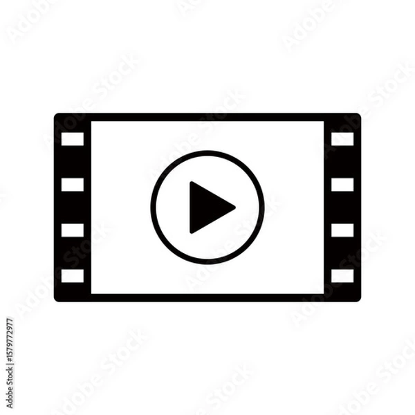 Obraz 動画再生マークが表示された画面