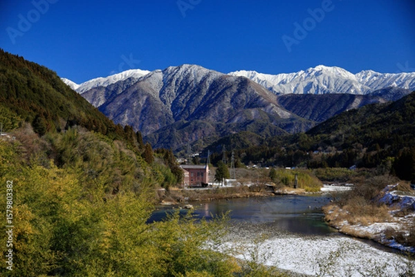 Obraz 木曽川の大桑発電所