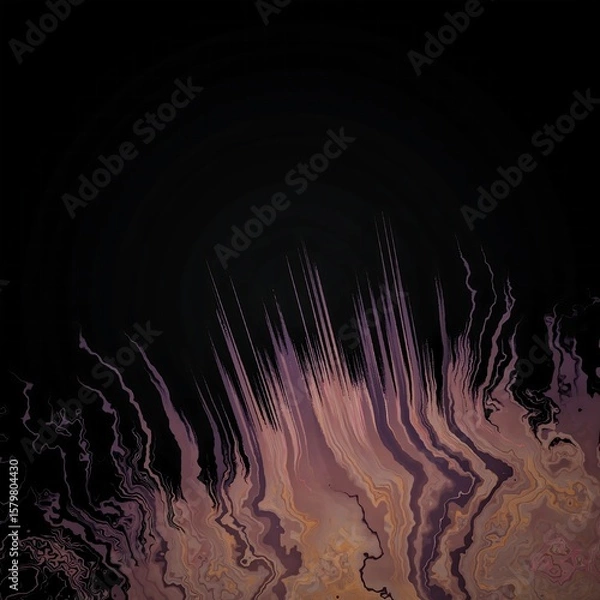 Fototapeta Abstract background with glowing flames and warm orange tones