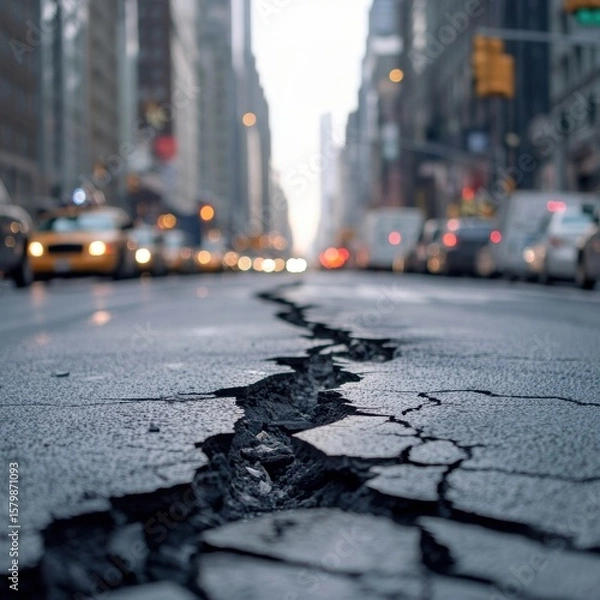 Fototapeta The Road is Splitting