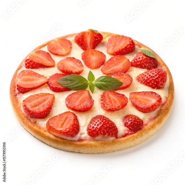 Obraz pizza with tomato and cheese