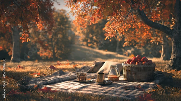 Obraz picnic in the forest