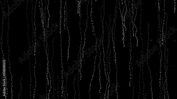 Fototapeta raindrop on window black background, rain and drops on window in stormy weather against black background, Rain drops running down window, Raindrops Falling On Window Pane Against Black Background 