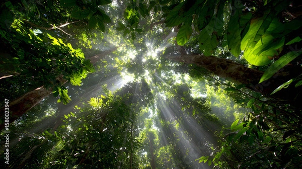 Obraz Rainforest Canopy Sunlight