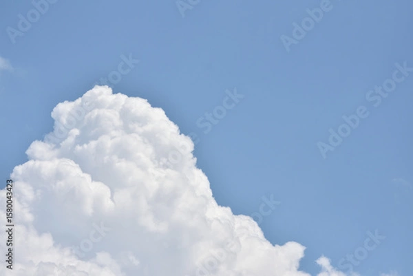 Fototapeta 夏の青空と白い雲