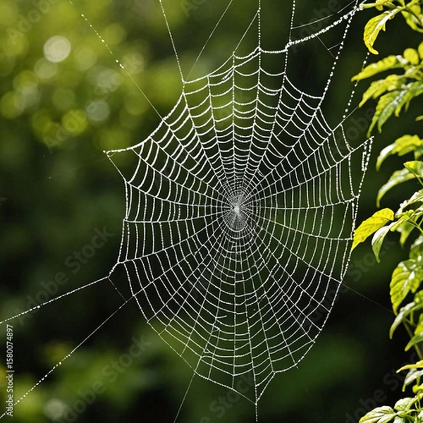 Obraz spider web -Generative AI