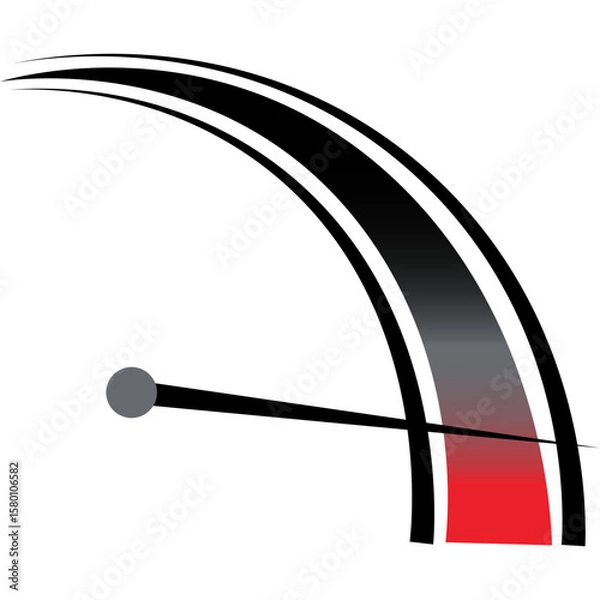 Fototapeta Fast Speedometer