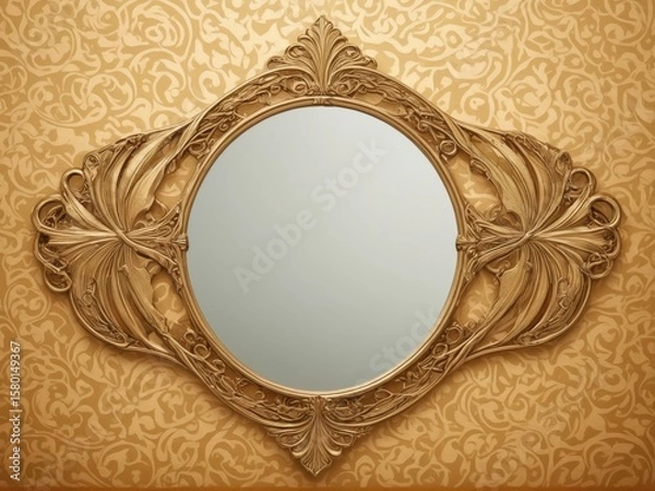 Obraz  Reflecting Dreams in Gold