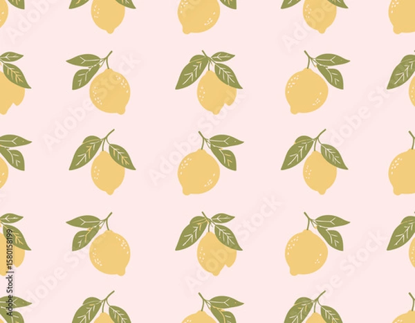 Fototapeta Lemon zest pattern