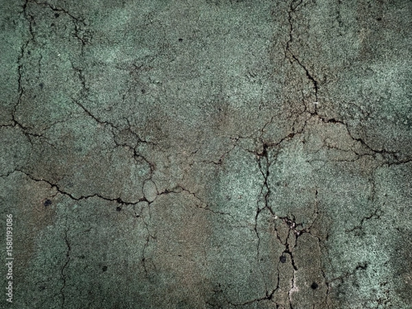 Obraz 地面、アスファルト、テクスチャ、質感、ひび割れ、道路