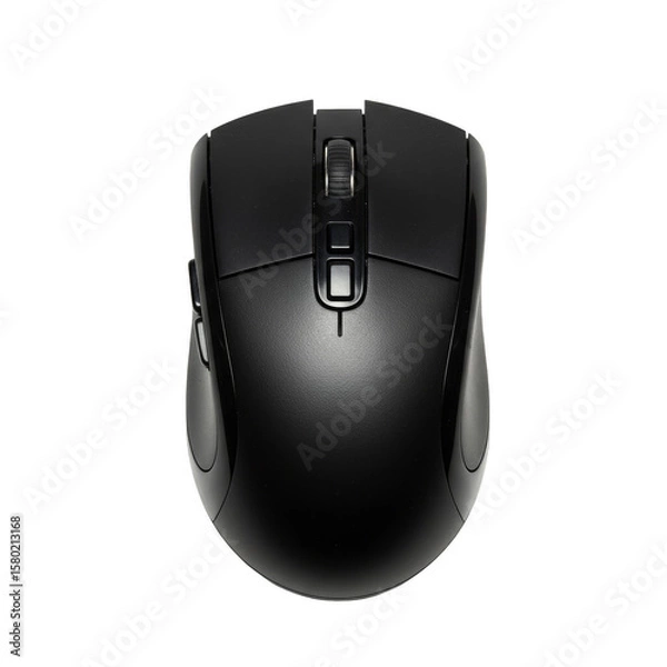 Obraz Isolated Black Wireless Mouse Technology Electronic Device Click