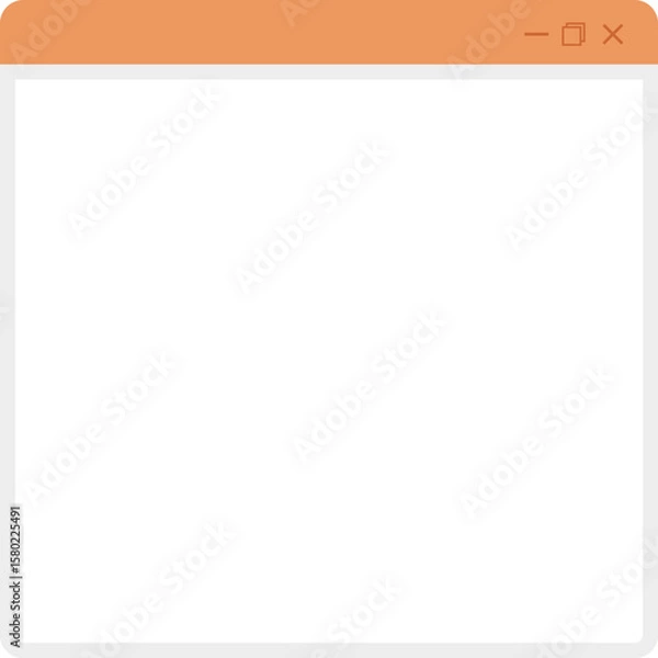 Obraz 플랫 프로그램 화면 상태창 일러스트