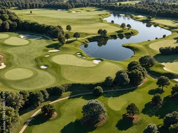 Obraz Ein Golfplatz