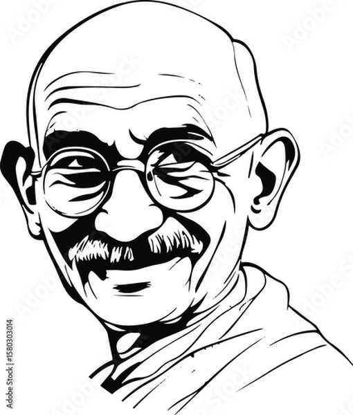 Obraz mahatma gandhi
