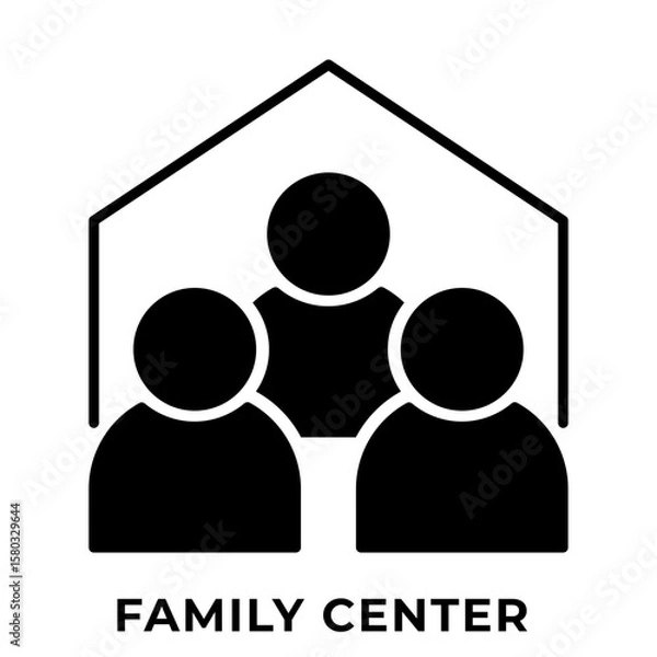 Fototapeta Single Icon of Social Media Apps, Icon Glyph Style